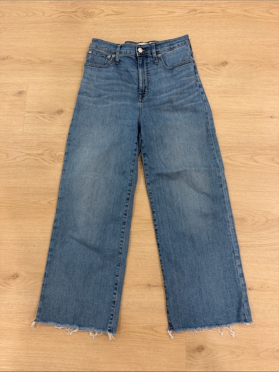 J. Crew Denim - J Crew 28 High-Rise Wide Leg Women’s Jeans in Medium Blue